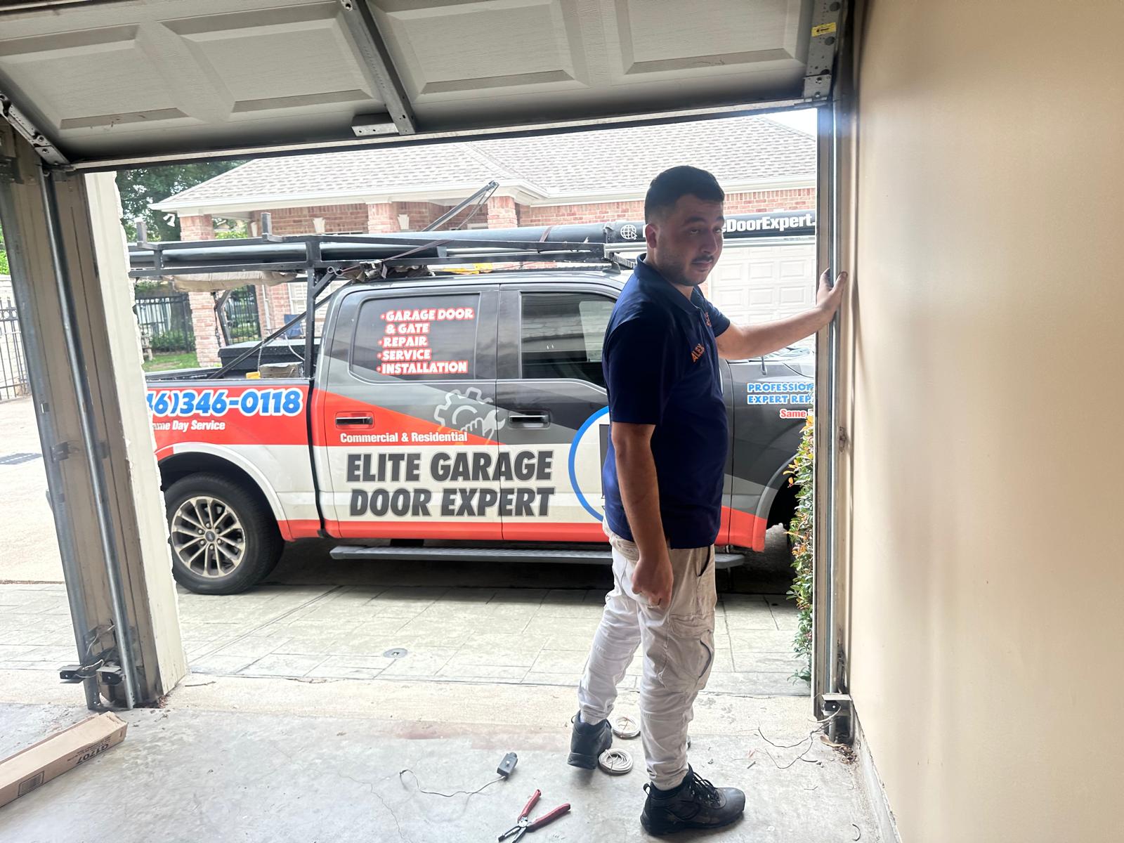 professional garage door repair by elite garage door expert near yo